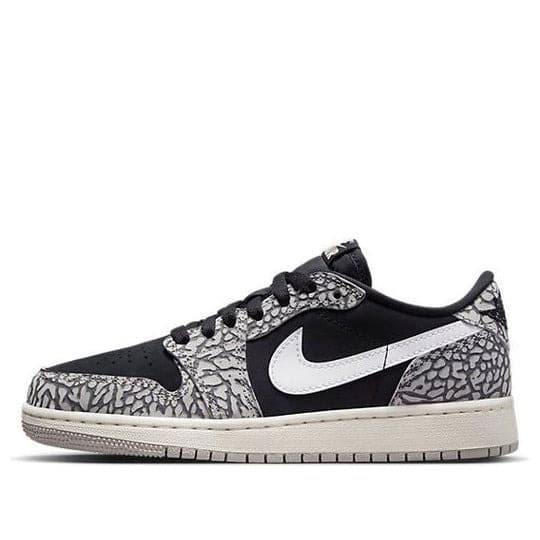 Giày Nike Air Jordan 1 Retro Low OG ‘Black Cement’ (GS) CZ0858-001