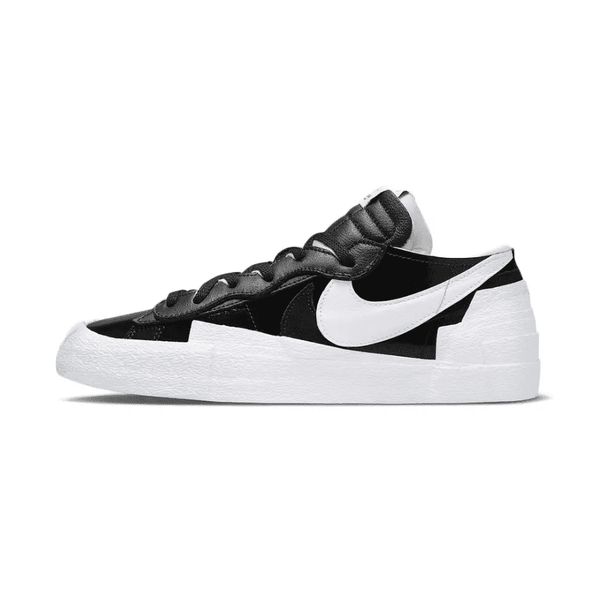 Giày Sacai x Nike Blazer Low ‘Black Patent Leather’ DM6443-001