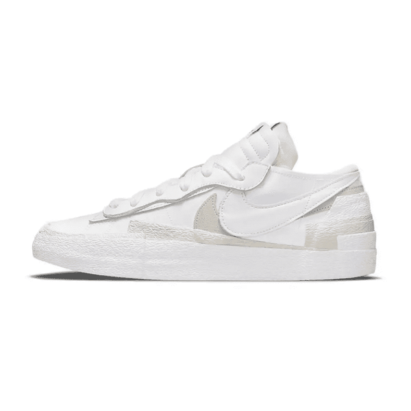 Giày Sacai x Nike Blazer Low ‘White Patent Leather’ DM6443-100
