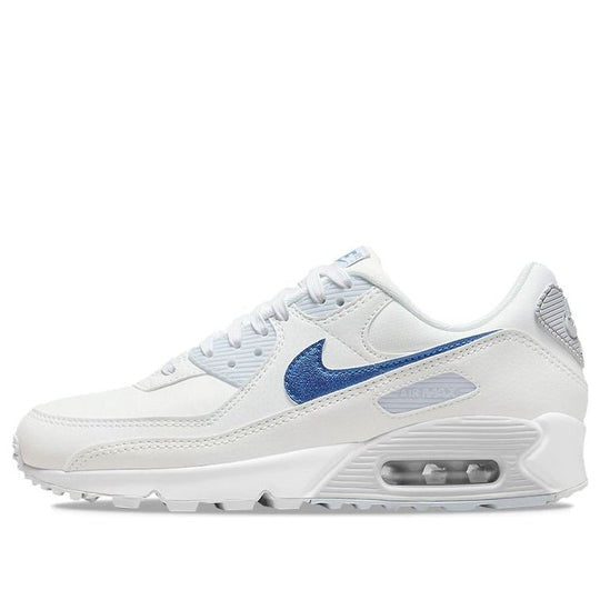 Giày Nike Air Max 90 ‘White Metallic Blue’ DX0115-100