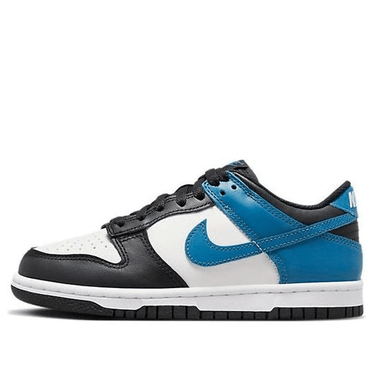 Giày Nike Dunk Low Black White Blue (GS) DH9765-104