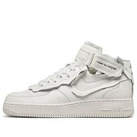 Giày Nike Comme des Garons x Air Force 1 Mid ‘Triple White’ DC3601-100