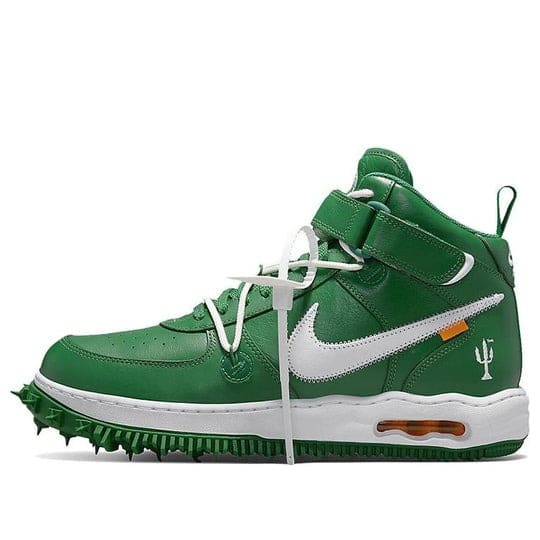 Giày Nike Off-White x Air Force 1 Mid SP Leather ‘Pine Green’ DR0500-300