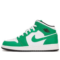 Giày Nike Air Jordan 1 Mid ‘Lucky Green’ (GS) DQ8423-301